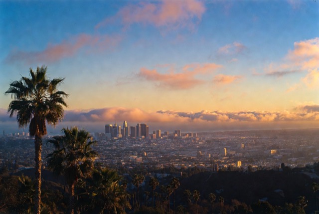 The Los Angeles skyline